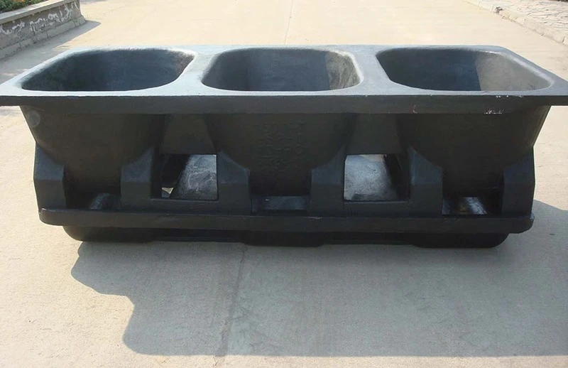 recycling aluminum dross pan